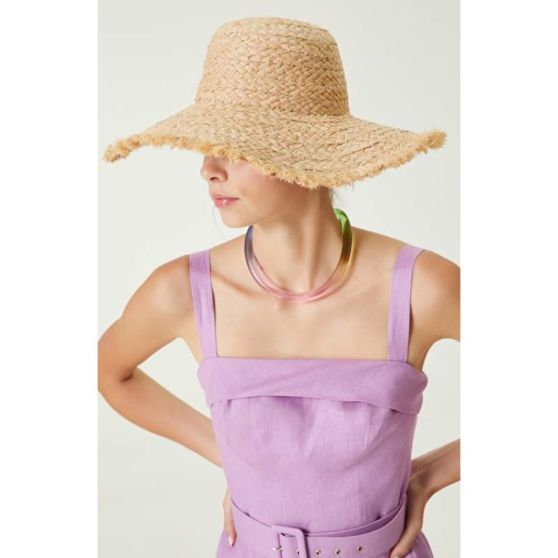 Ecru Women's Straw Hat
