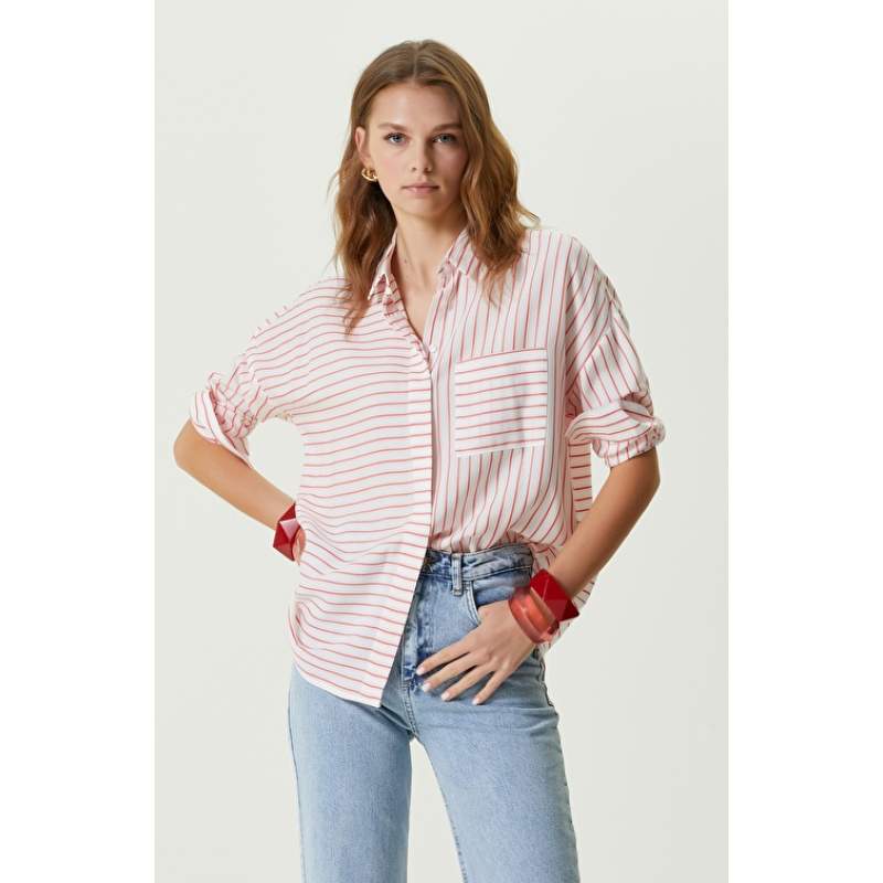 Ecru Striped Shirt