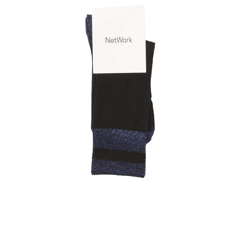 Women's Black Navy Blue Socks
