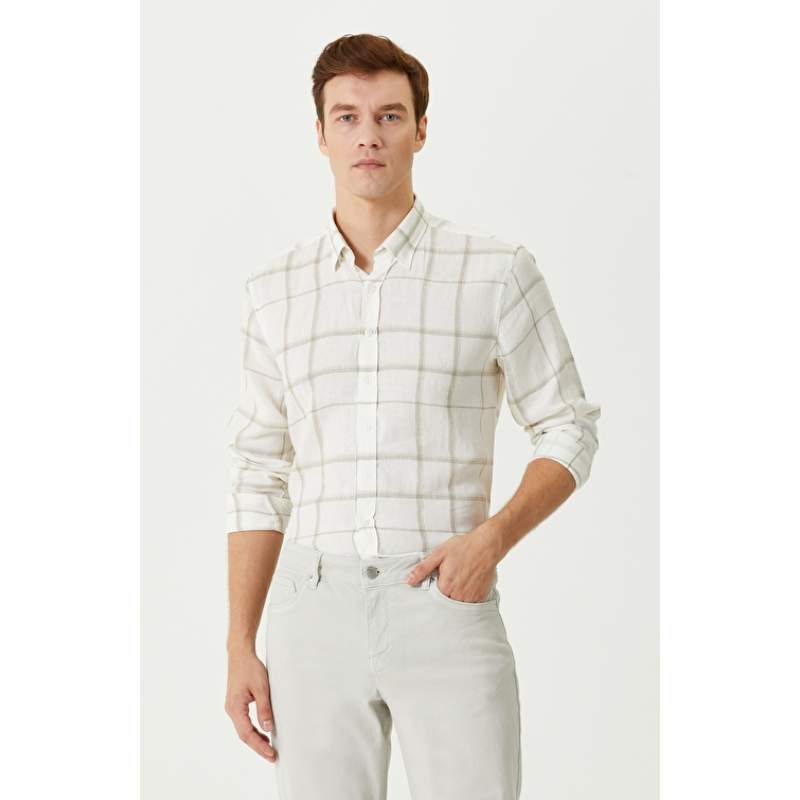 Ecru Linen Shirt