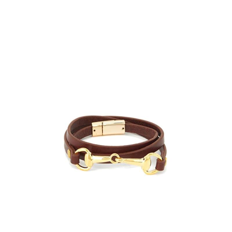 Brown Womens Leather Bracelet Brown Womens Leather Bracelet