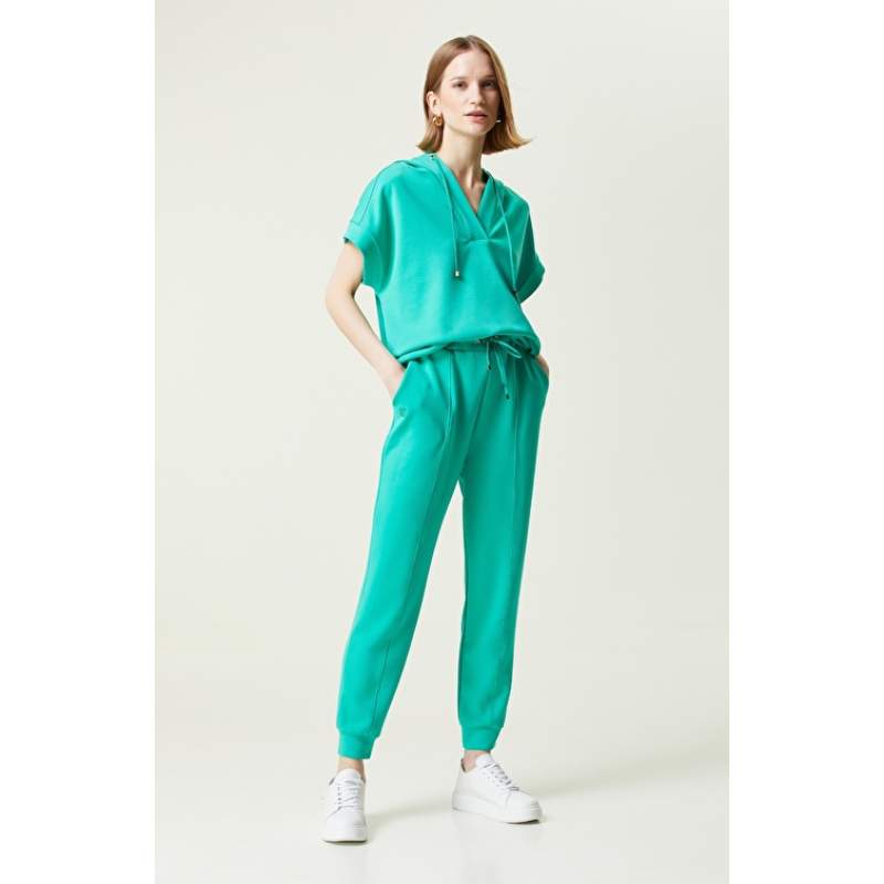Green Elastic Trousers Green Elastic Trousers
