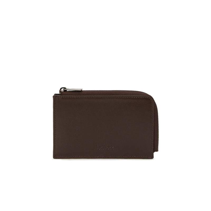 Brown Logo Detailed Leather Wallet Brown Logo Detailed Leather Wallet
