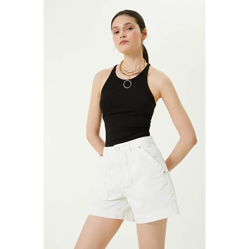 Crew Neck Sleeveless Black Tshirt Crew Neck Sleeveless Black Tshirt