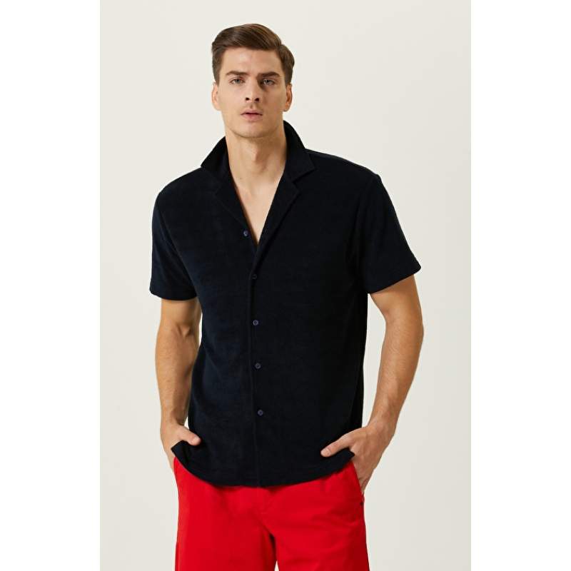 Navy Blue Short Sleeve Shirt Navy Blue Short Sleeve Shirt