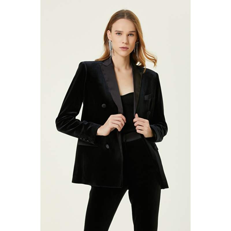Slim Fit Black Jacket