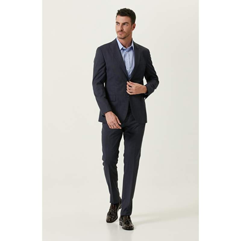 Navy Blue Wool Suit Navy Blue Wool Suit