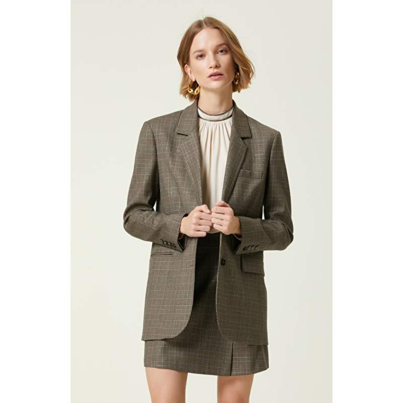 Brown Plaid Jacket Brown Plaid Jacket