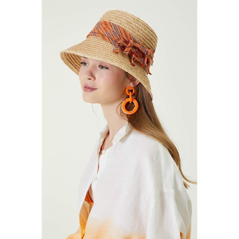 Beige Women's Straw Hat