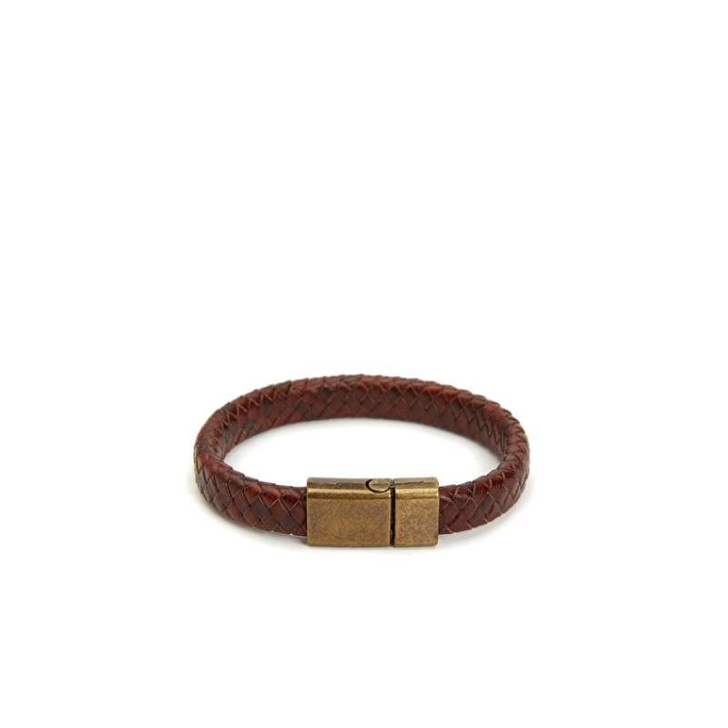 Brown Mens Leather Bracelet Brown Mens Leather Bracelet