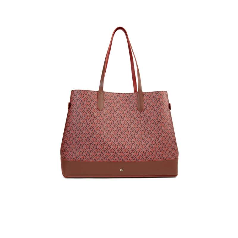 Monogram Tile Brown Womens Bag Monogram Tile Brown Womens Bag