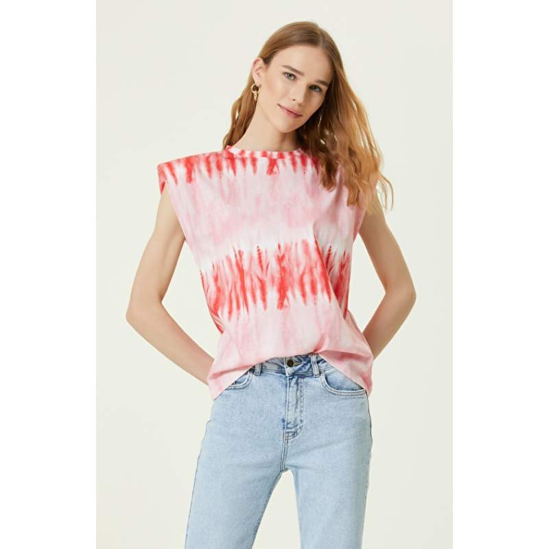 Red Pink Tie Dye T-shirt