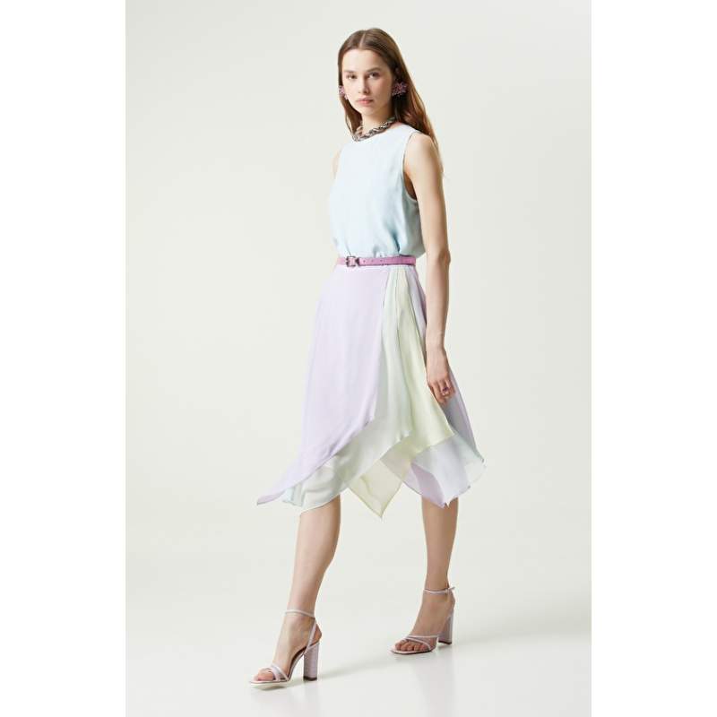 Lilac Chiffon Skirt