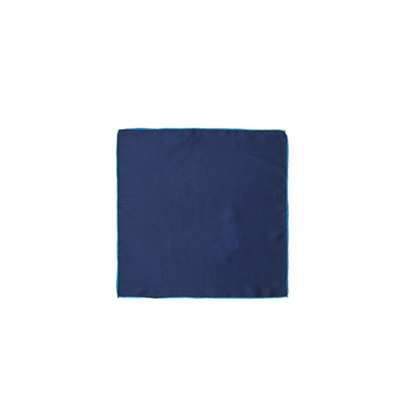 Navy Blue Silk Handkerchief Bag Navy Blue Silk Handkerchief Bag