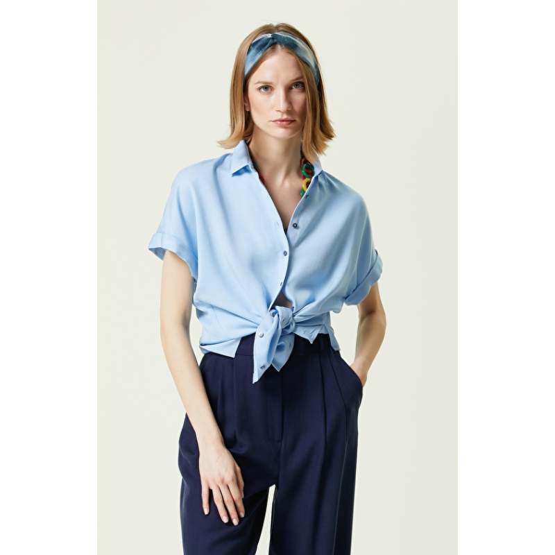 Light Blue Short Sleeve Shirt