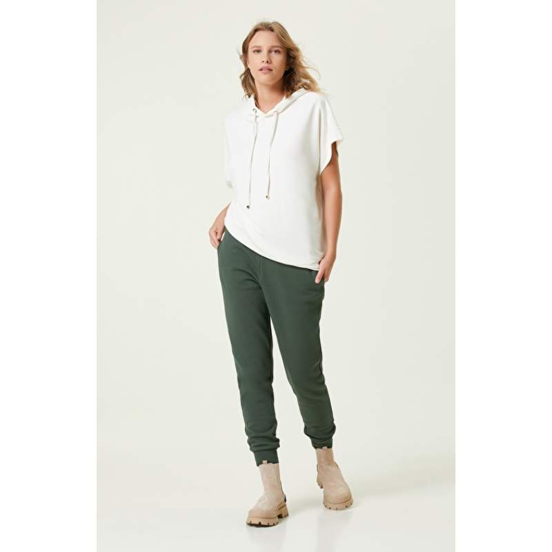Slim Fit Khaki Sweatpants