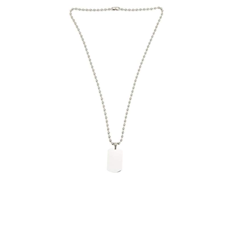 Silver Silver Color Mens Necklace Silver Silver Color Mens Necklace