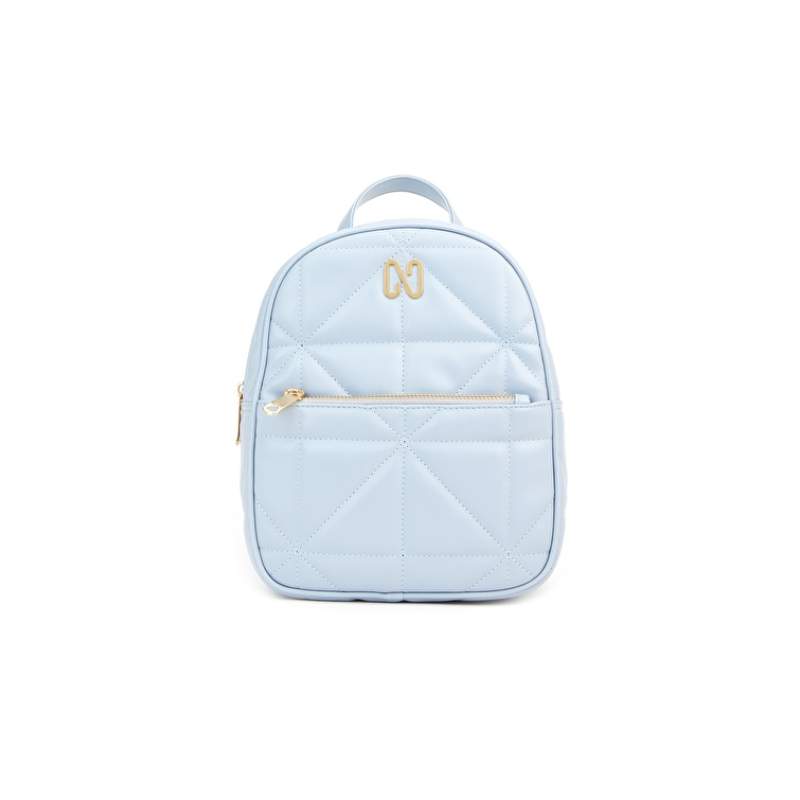 Blue Womens Leather Backpack Blue Womens Leather Backpack