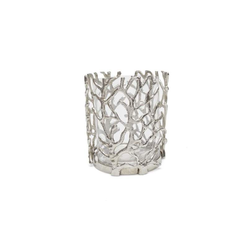 VAKKO CORAL PATTERNED CANDLE HOLDER