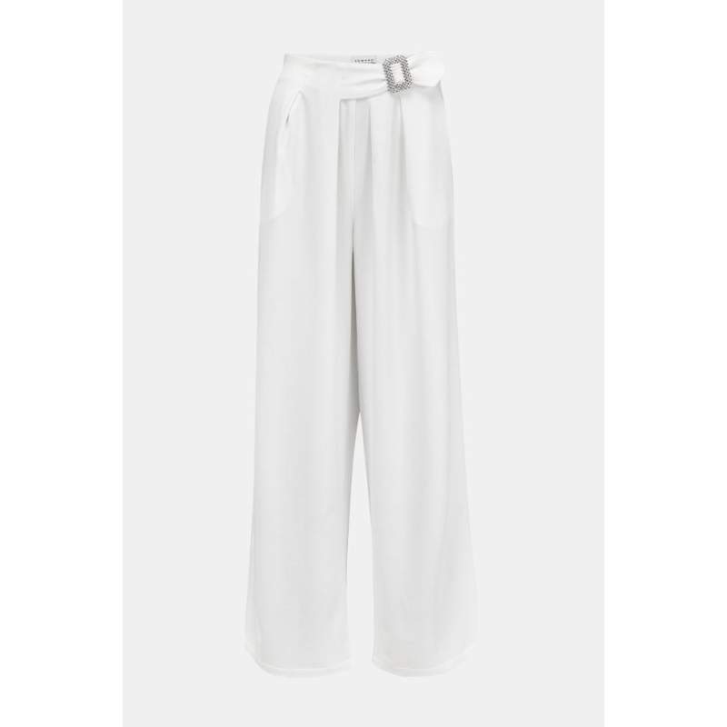 Edward Achour Paris WHITE LOOSE TROUSERS Edward Achour Paris WHITE LOOSE TROUSERS