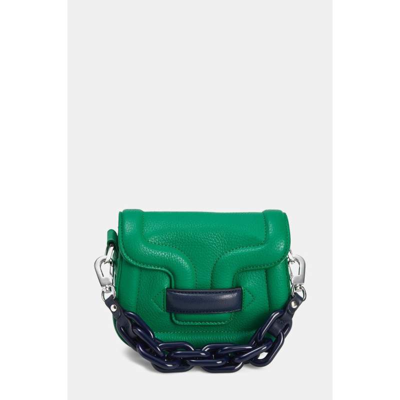 Pierre Hardy GREEN LEATHER BAG