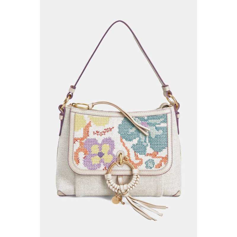 See By Chloé BEIGE EMBROIDERED BAG