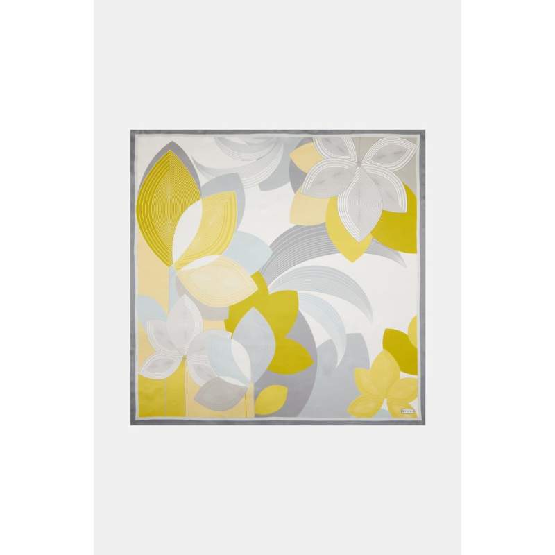 Vakko FLORAL PATTERNED SILK SCARF