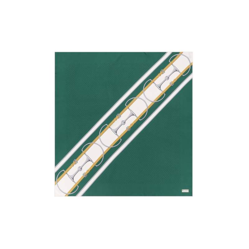 Vakko OBJECT PATTERNED SILK SCARF