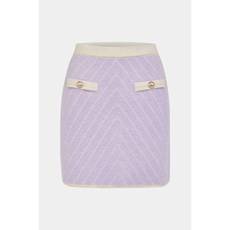 Vakko Lilac MINI SKIRT Vakko Lilac MINI SKIRT