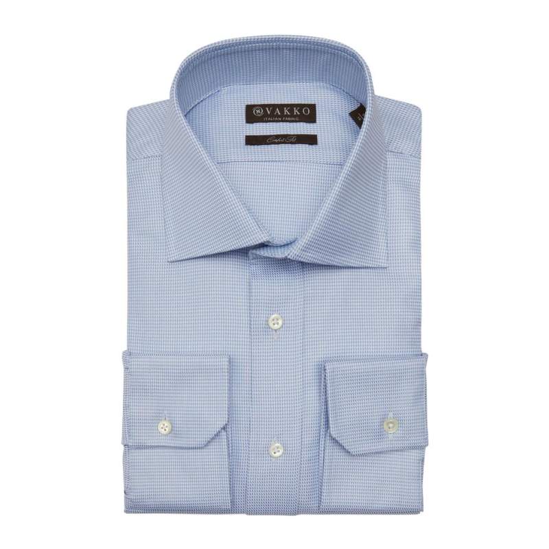VAKKO MICRO PRINTED CLASSIC SHIRT