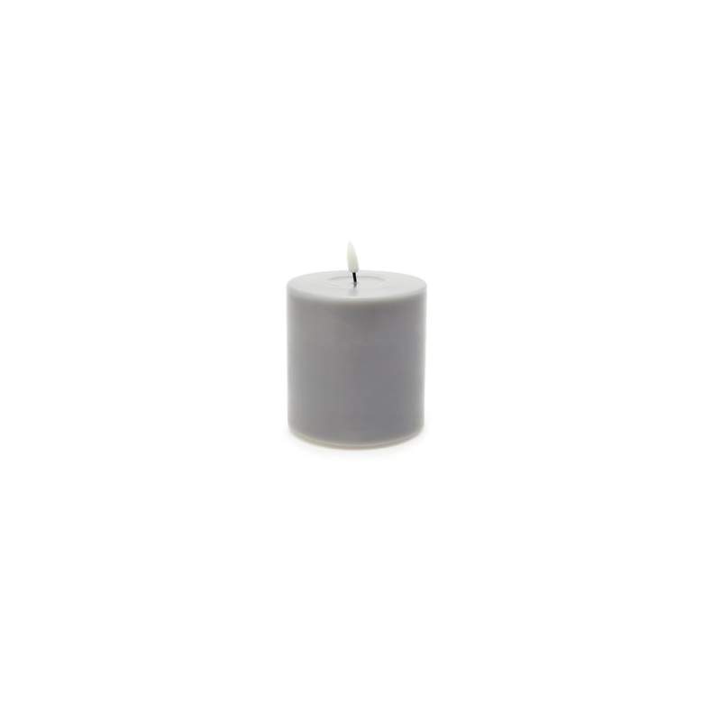 VAKKO LED LIGHTED GRAY CANDLE