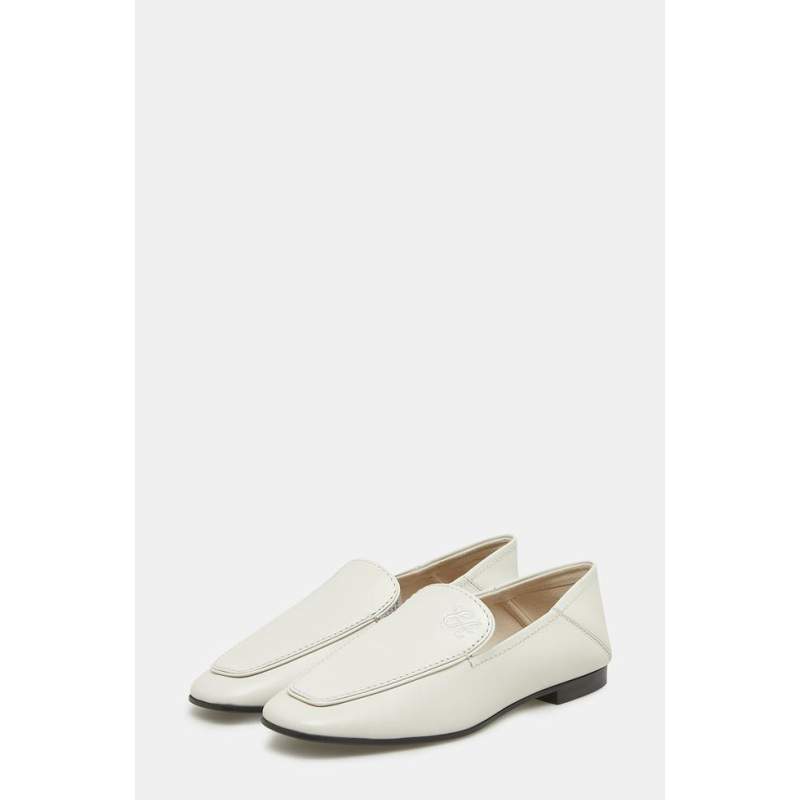 Emporio Armani ECRU LEATHER SHOES