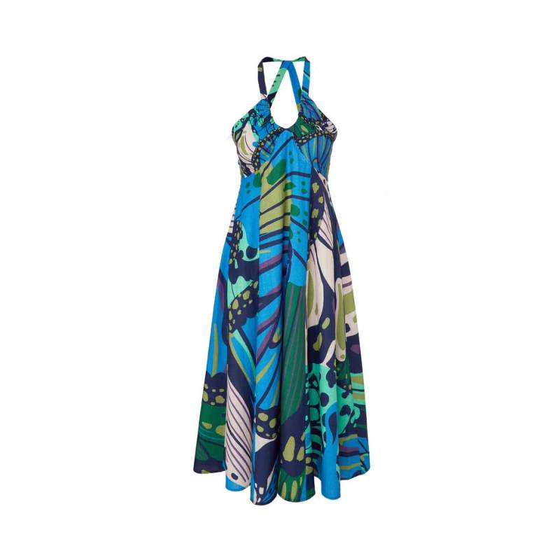 Vakko MULTI-COLOR DRESS