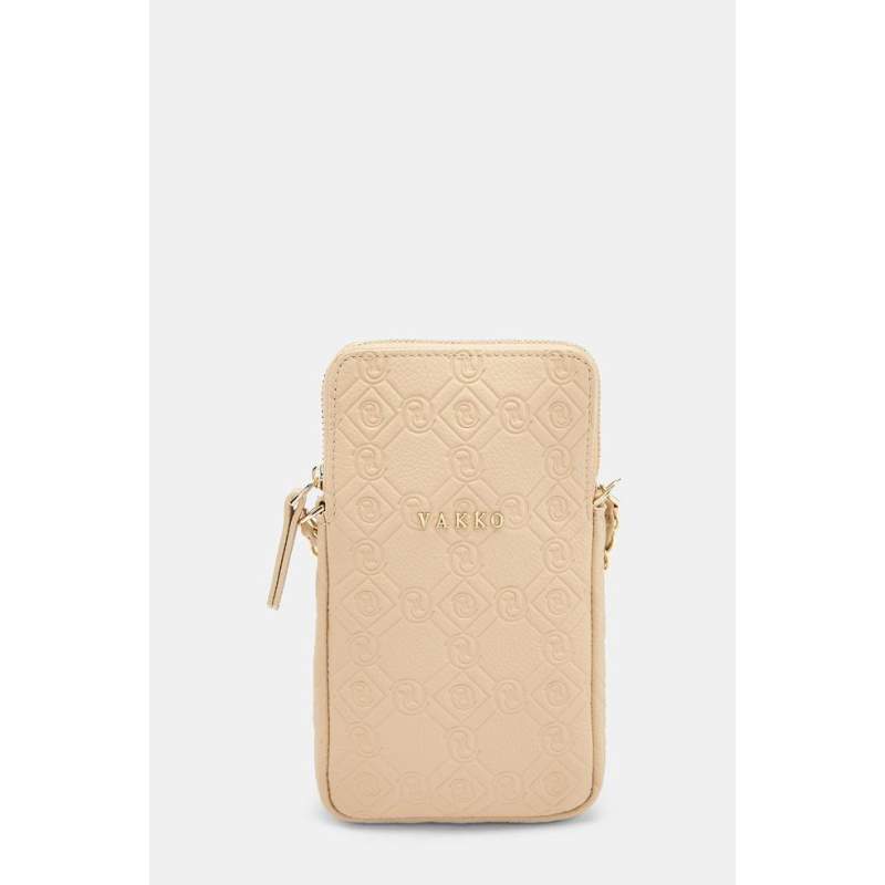 Vakko LEATHER PHONE BAG