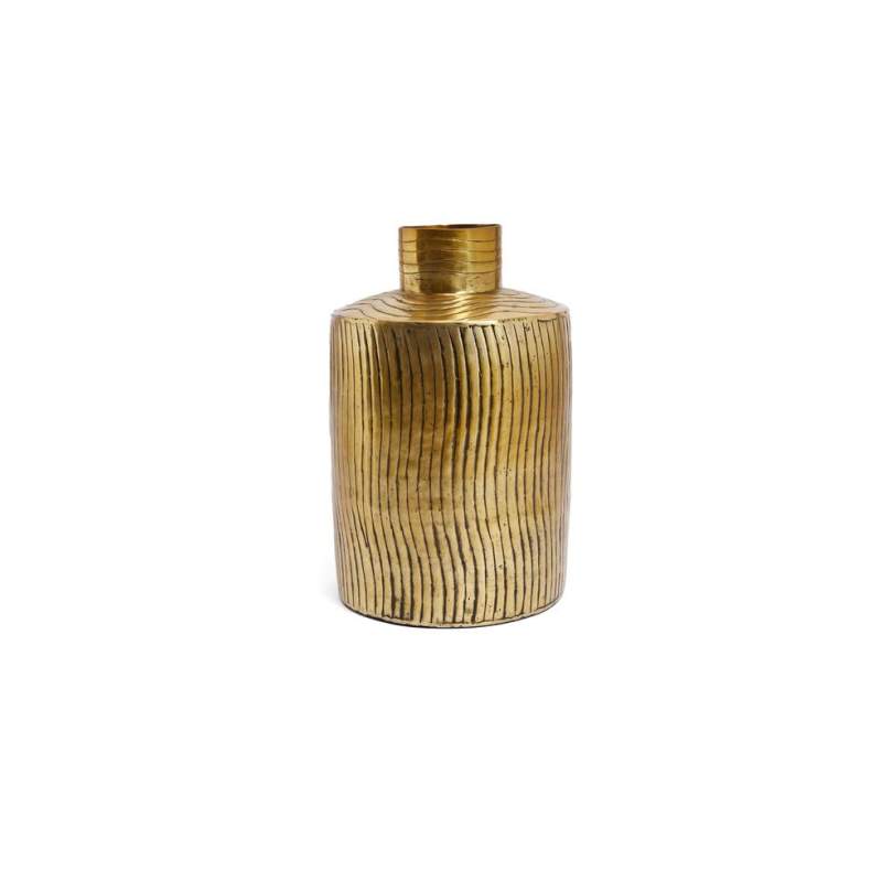 Vakko ANTIQUE GOLD DECORATIVE VASE LARGE SIZE