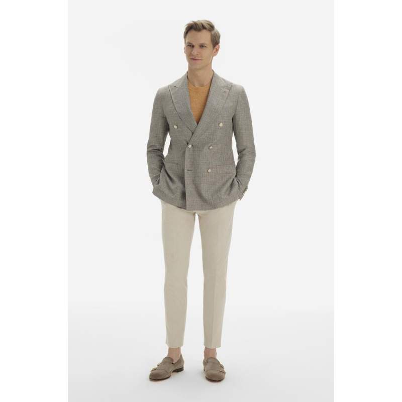 Vakko BEIGE Double Breasted JACKET