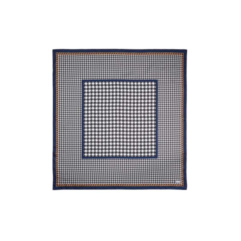 VAKKO SWEATER PATTERNED SILK SCARF