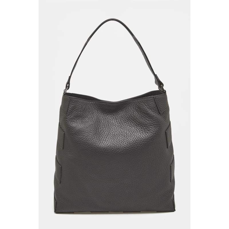 Orciani BLACK LEATHER BAG
