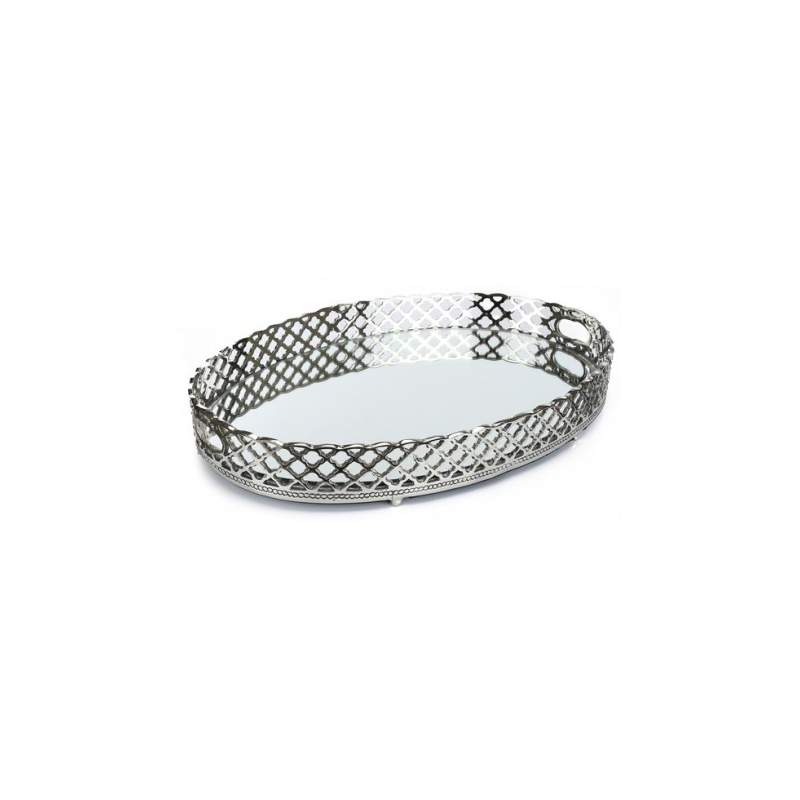 VAKKO SILVER TRAY 50X34 CM