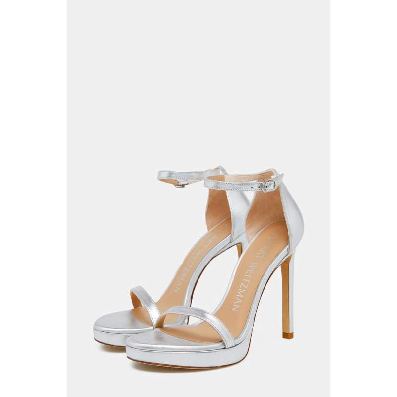 Stuart Weitzman SILVER HEEL SHOES