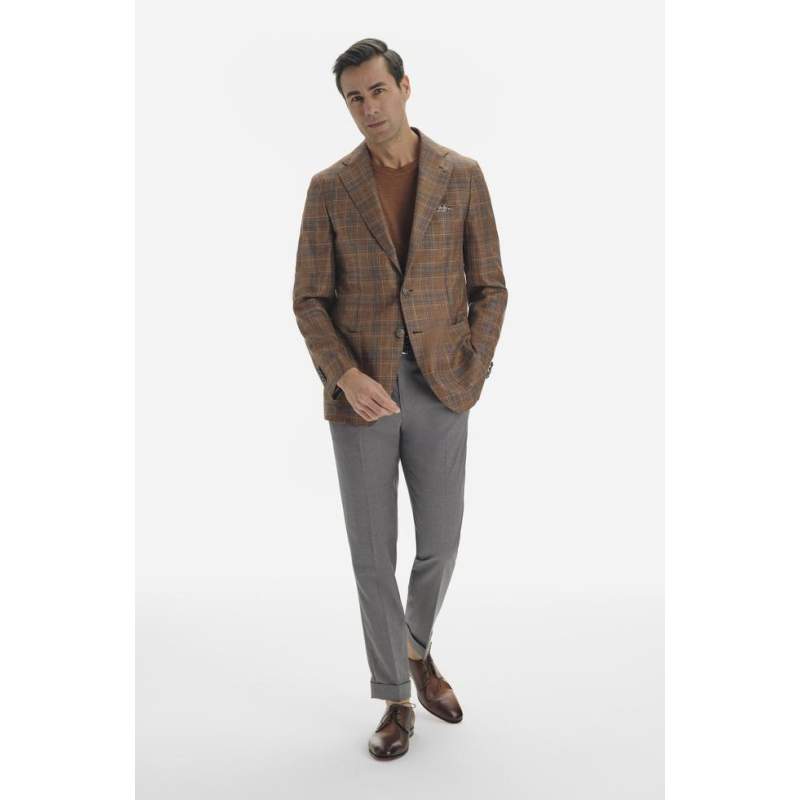 Vakko Cinnamon SILK JACKET