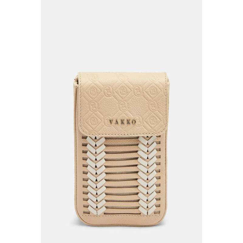 Vakko LEATHER PHONE BAG