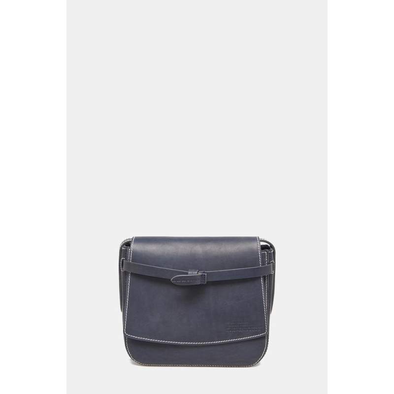 Anya Hindmarch NAVY BLUE LEATHER BAG