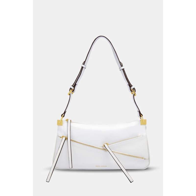 Manu Atelier THREE ZIPPED BAGUETTE BAG