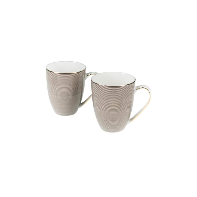 VAKKO LINE 2-PIECE PORCELAIN MUG SET