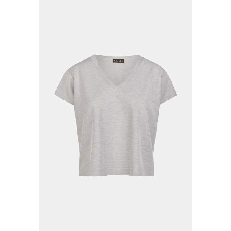 Vakko GRAY V-COLLAR T-SHIRT Vakko GRAY V-COLLAR T-SHIRT