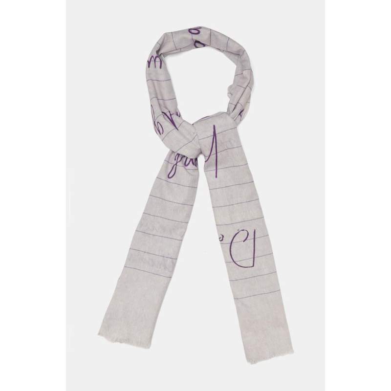 Vakko Lilac PATTERNED SHAWL