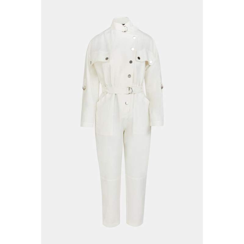 Vakko EKRU HIJAB COLLAR JUMPSUIT Vakko EKRU HIJAB COLLAR JUMPSUIT