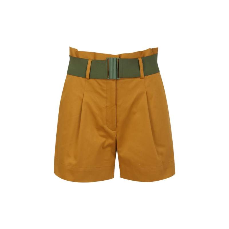 Silvia Tcherassi BELTED BERMUDA SHORTS