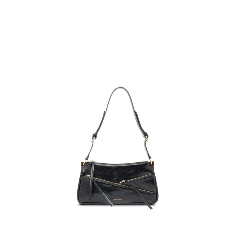 MANU ATELIER THREE ZIPPED BAGUETTE BAG